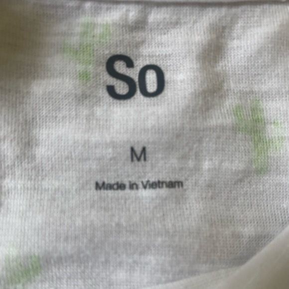 SO Cactus Tank Top Sleeveless Desert Theme Size Medium - Picture 5 of 13